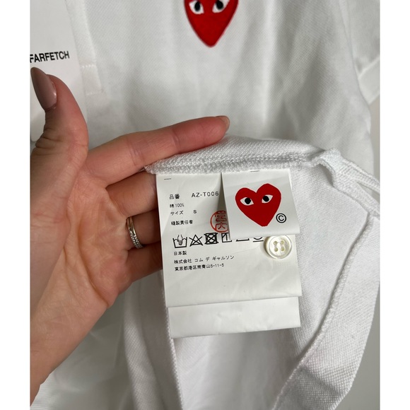 Comme des Garcons Play Men’s Polo Shirts - Picture 10 of 11